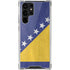 Bosnia and Herzegovina Flag Distressed Galaxy S22 Ultra Clear Case